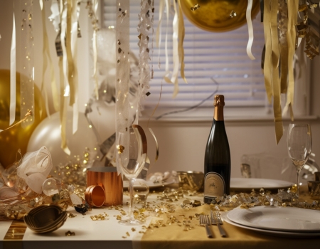 Jak udekorować stół na sylwestra?