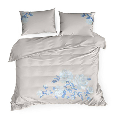 Bedding 220 x 200 Embroidered Embroidery3/St/ Silver+G