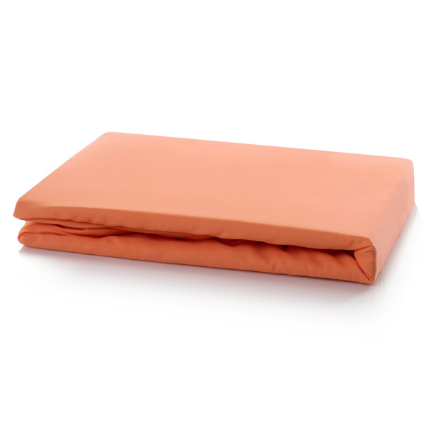 Bed sheet 140 x 200 with elastic Marcus Orange