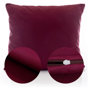 Cotton pillowcase 50 x 60 Solid Ola Maroon Maroon