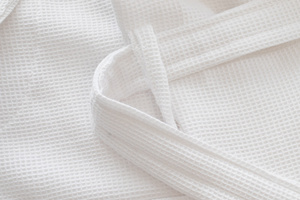 Gofer Waffle Cotton Bathrobe Murat XL White