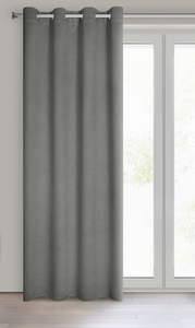 Carlo Blackout Curtain 140 x 250 Ashen