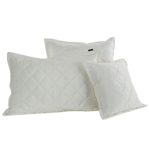 60 x 60 Decorative Velvet Pillowcase Kristin1 White