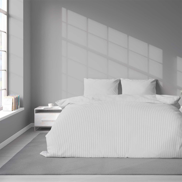 Bedding 220 x 200 3pc Satin Cotton Pure 05