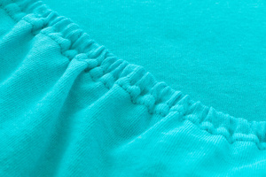Jersey sheet with elastic 011_D Turquoise 60x120