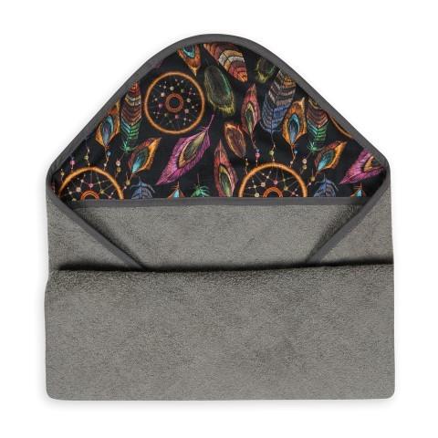 Towel 100 x 100 Hooded Terry Maxi Print 44B