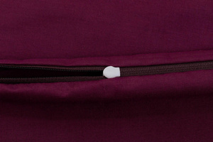 Cotton pillowcase 40 x 60 Solid Ola Maroon Maroon
