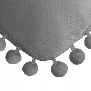 Decorative pillowcase 45 x 45 Fluffy Graphite