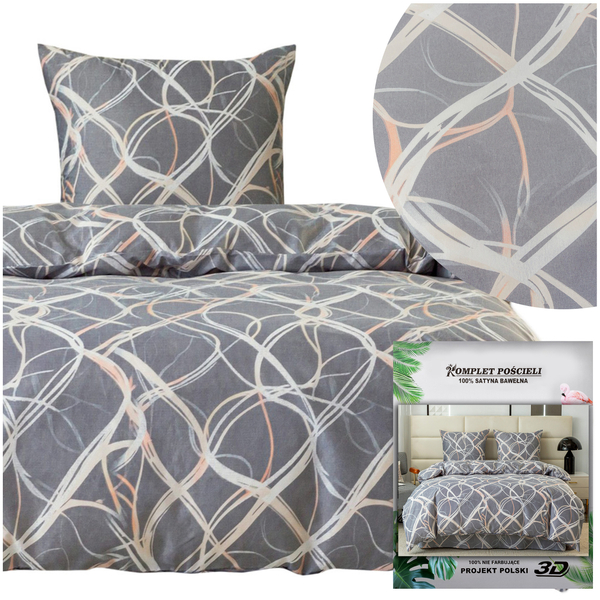 Pościel 140 x 200 2cz Satynowa Maria 3102