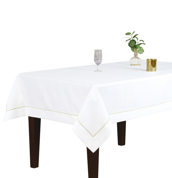 Tablecloth 140 x 200 Decorative Gold