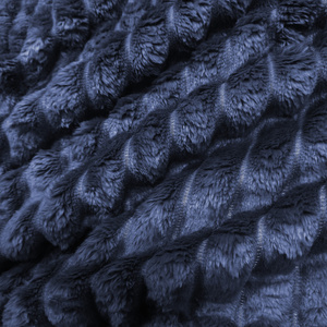 Blanket 160 x 200 Microfiber Stamped Stripes Nuvio 09