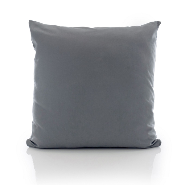Cotton pillowcase 45 x 45 Uniform Ola Graphite Graphite