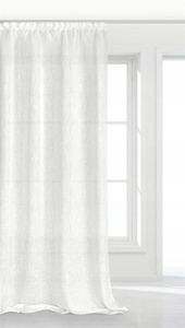 Curtain 140 x 270 Decorative Frost Tape White