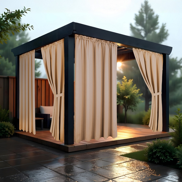 Zasłona 155 x 220 Ogrodowa Wodoodporna Rune A06