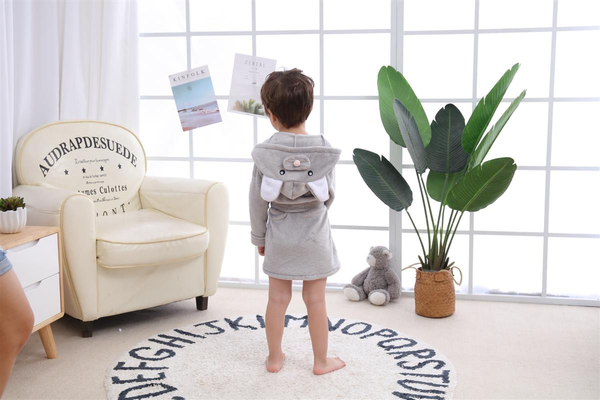 Children's Hooded Bathrobe S 110 Mouse