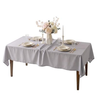 Obrus 150x350 Plamoodporny Surbo Jasny Szary