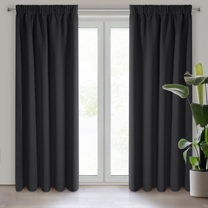 Curtain 135 x 270 Decorative Parisa Black