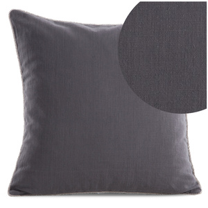 43 x 43 Decorative Linen 22D Steel Pillowcase