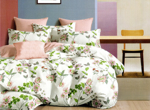 Bedding set 140 x 200 2 pcs Satin Cotton no. A1776