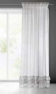 Decorative Curtain Raja On Tape 140 x 270 Gray