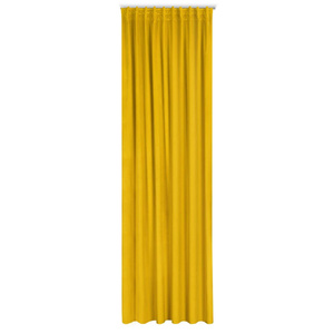 Curtain 140 x 300 Decorative Velvet Madlen Mustard