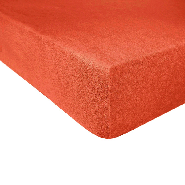 Prześcieradło Frotte z Gumką 038_D Pomarańcz 180x200