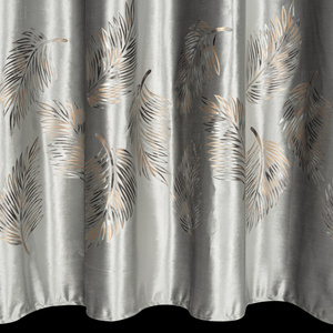 Zasłona 140 x 250 Welwet Przelotki Idalia Srebrny