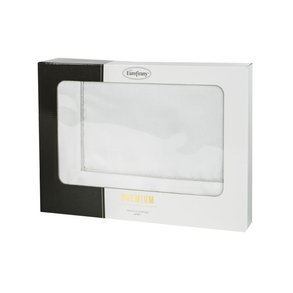 Obrus 145 x 240 Madele Ozdobny Biały