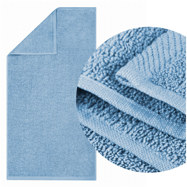 Towel 70 x 140 Cotton Bari 500g/m2 Blue
