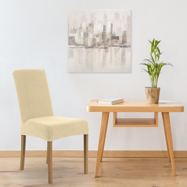 Pokrowiec na Krzesło Gładki 35x55x30 Pokr03 Krem