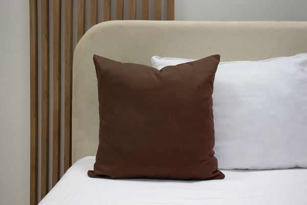 Poszewka Bawełna 70 x 80 Jednolita Ola Brąz Brązowa