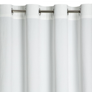 Curtain 140 x 250 Decorative Velvet Melanie White