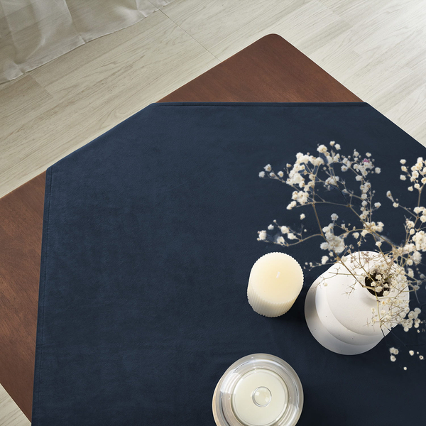 Obrus 85 x 85 Dekoracyjny Velvet Soft Granat