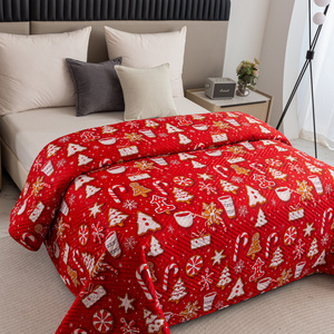 Narzuta 200 x 220 Tłoczona Świąteczna Levent 3237