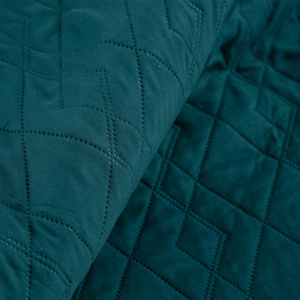 Bedspread 200 x 220 Quilted Decorative Boni2 Turquoise