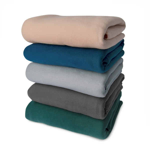 Fleece blanket 150 x 200 Lucca Dark Green