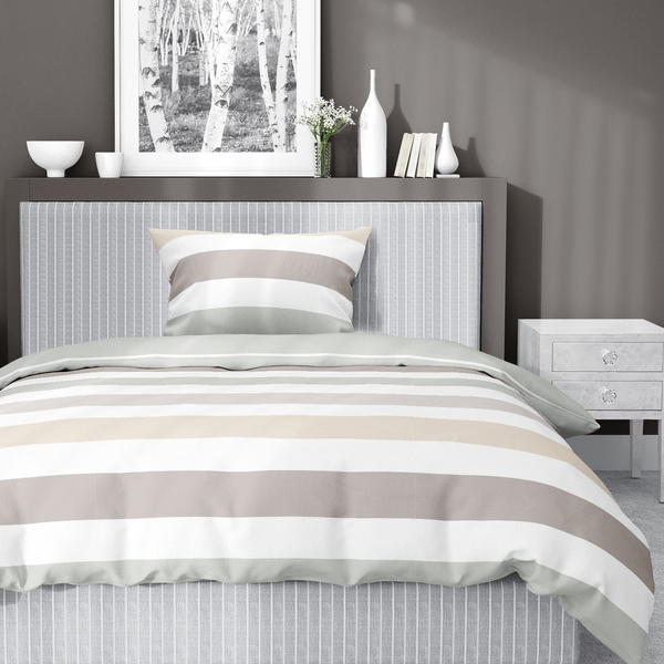 Bedding 140 x 200 2pc Asti Satin Cotton 5053A