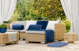 Firana Dekoracyjna Estel 140 x 250 Przelotki Biały