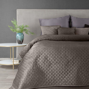 Narzuta 170 x 210 Dekoracyjna pikowana wzór Dimon C.Beż