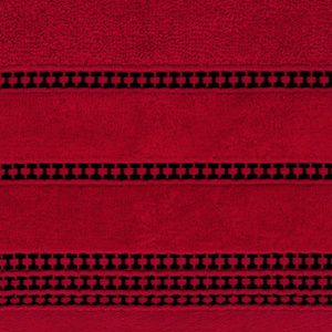 Towel 30 x 50 Cotton Amanda 07 500GSM Czerw