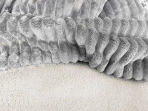 Double Sided Capri Grey / Cream Bedspread 200x220