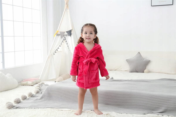 Children's Microfiber Bathrobe L 130 Reindeer