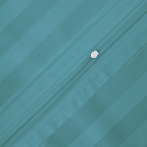 Pillowcase 70 x 80 Bamboo Satin STRIPE SEA TURQUO