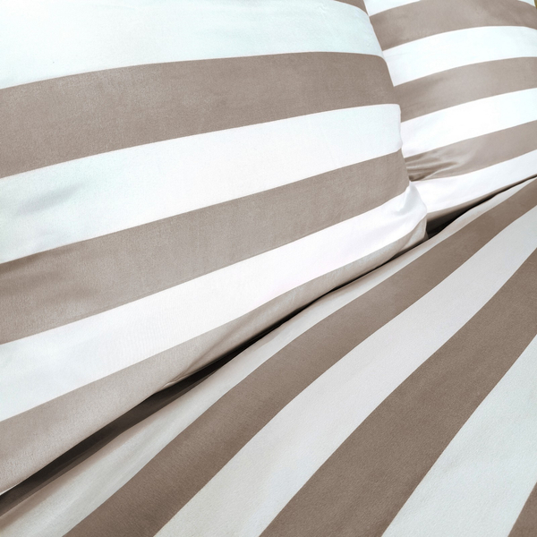 Pościel 220 x 200 3cz Mikrofibra w Pasy Eusebia Home 06