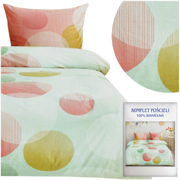 Bedding 160 x 200 3pcs Cotton Satin no. A1652