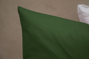 Cotton pillowcase 50 x 50 Uniform Ola Bottle Green