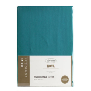 Bed sheet 180 x 210 Makosatin Nova Turquoise