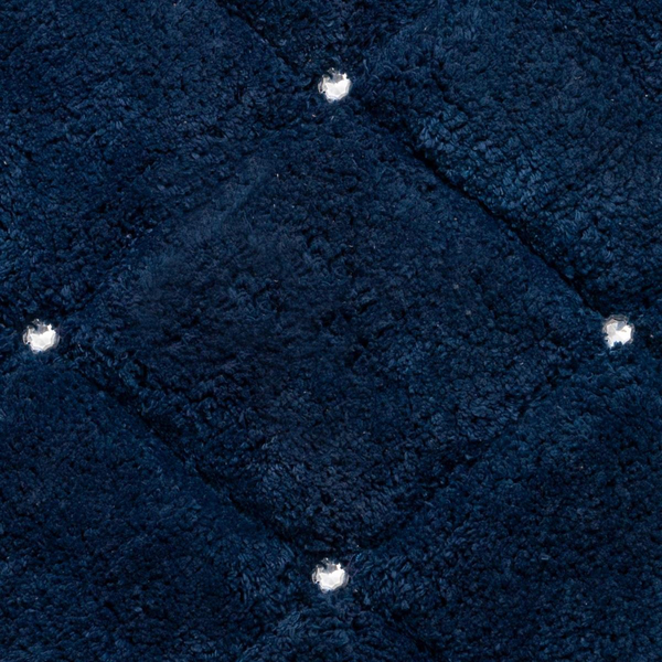 Cotton Carpet 60 x 90 Chic 2 Navy Blue