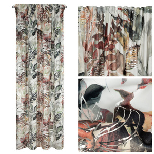 Curtain 140 x 270 Decorative Arina White + Silver