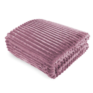 Blanket 200 x 220 Microfiber Plush Cadence Stripes 03